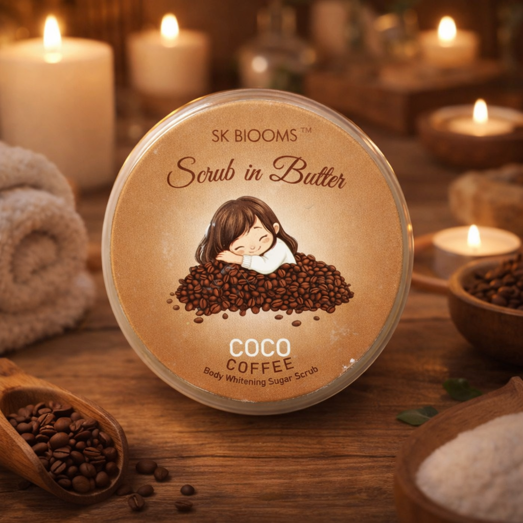 2in1 Body Scrub Set – Sugar + Coffee Exfoliating Scrub (Only 1500)