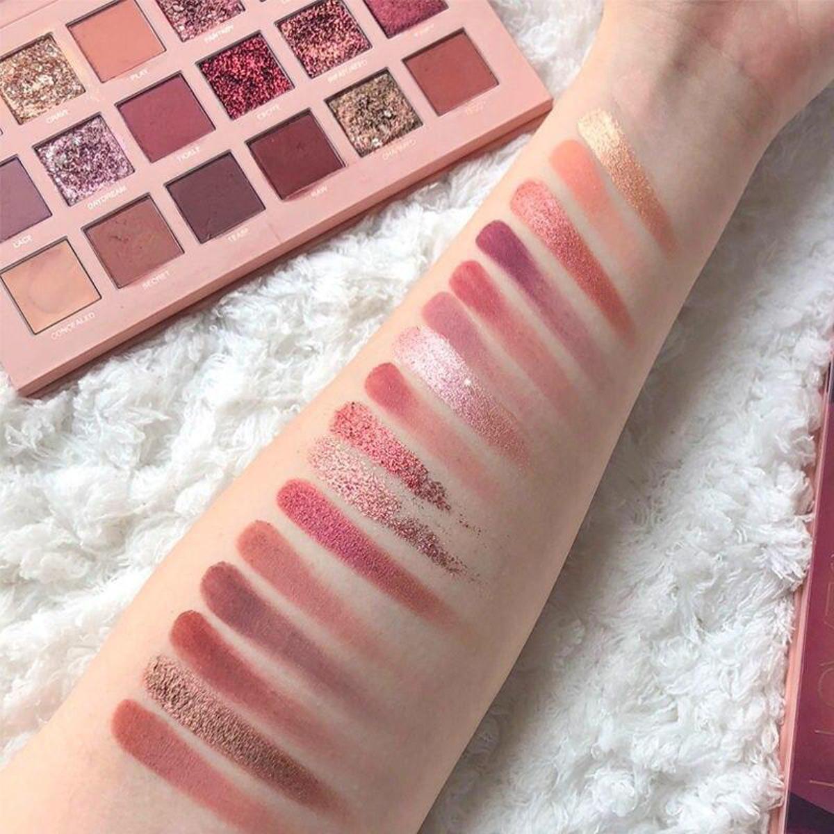 Huda Beauty The New Nude Eyeshadow Palette - 18 Pan Ultra-Pigmented Shadow Collection with Mattes