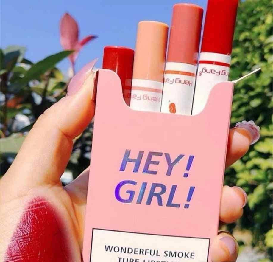 Hey Girl Smoke Lipstick Pack of 4 – Matte Long Lasting Shades