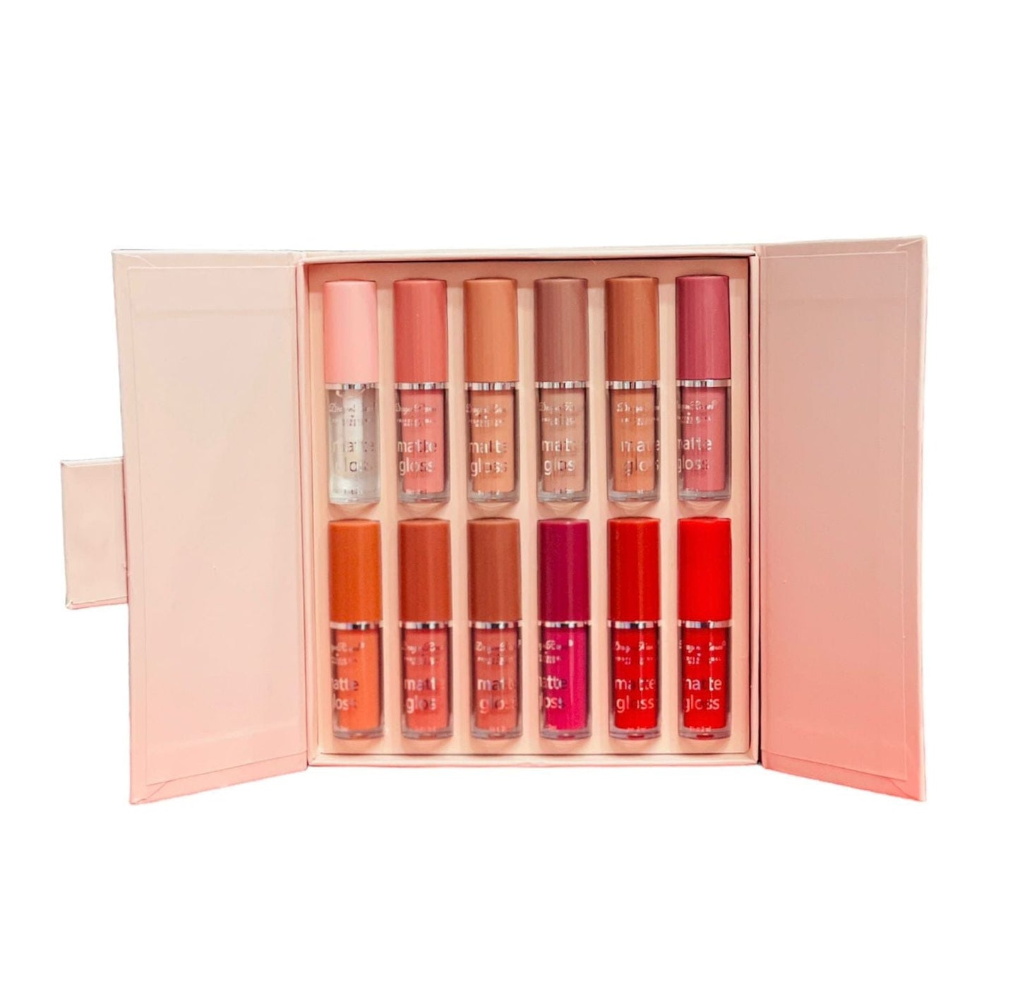 Mocallure 12-Piece Lip Gloss Set – High Pigment, Long Lasting Shine