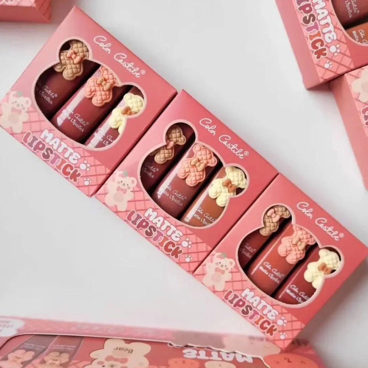 3 Matte Lipstick Set – Long Lasting & Smooth Finish (Only 1299)