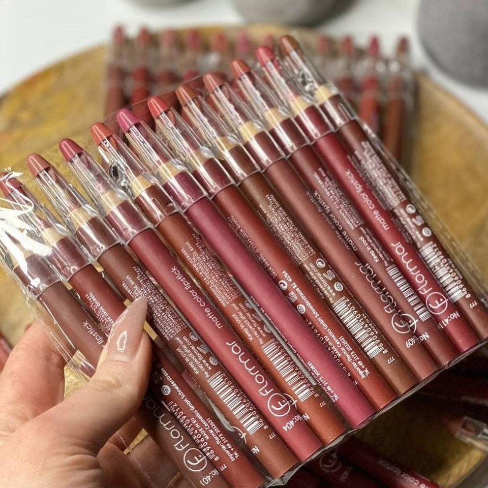 Flormar Matte Lipstick Pencil – 12 Pack Set