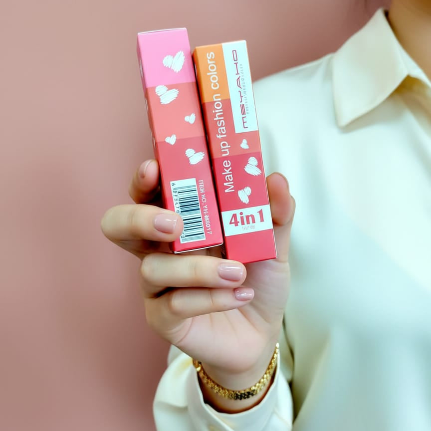 MSYAHO 4-in-1 Lip & Cheek Tint – Long Lasting Fashion Colors