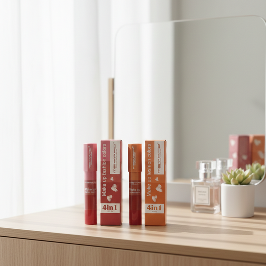 MSYAHO 4-in-1 Lip & Cheek Tint – Long Lasting Fashion Colors