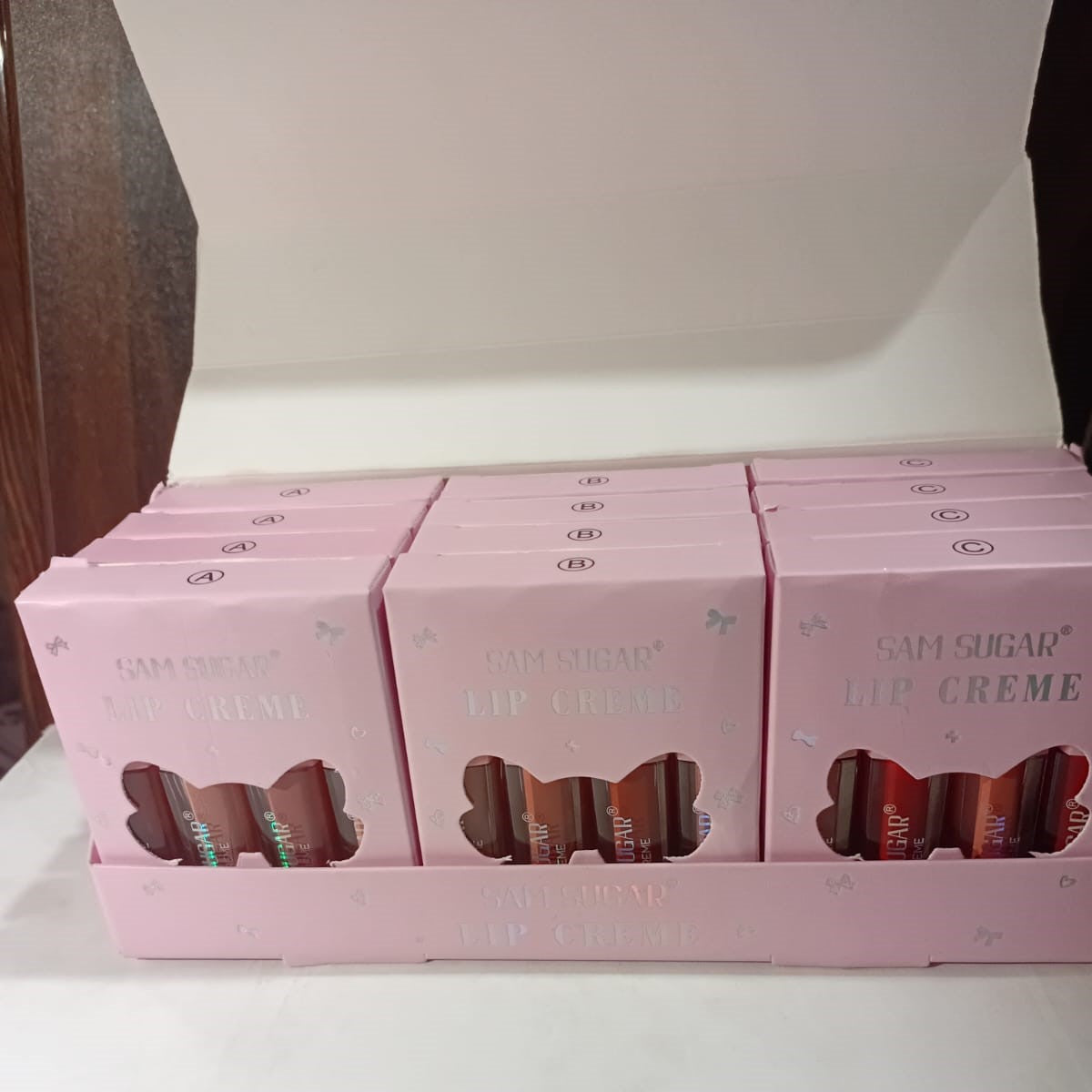 Sam Sugar Matte Liquid Lipstick Pack of 4 – Long Lasting & High Pigment