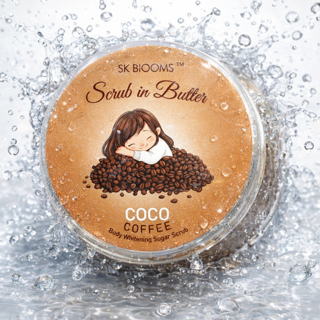 Coco Coffee Body Scrub in Butter | Skin Brightening & Exfoliating Scrub