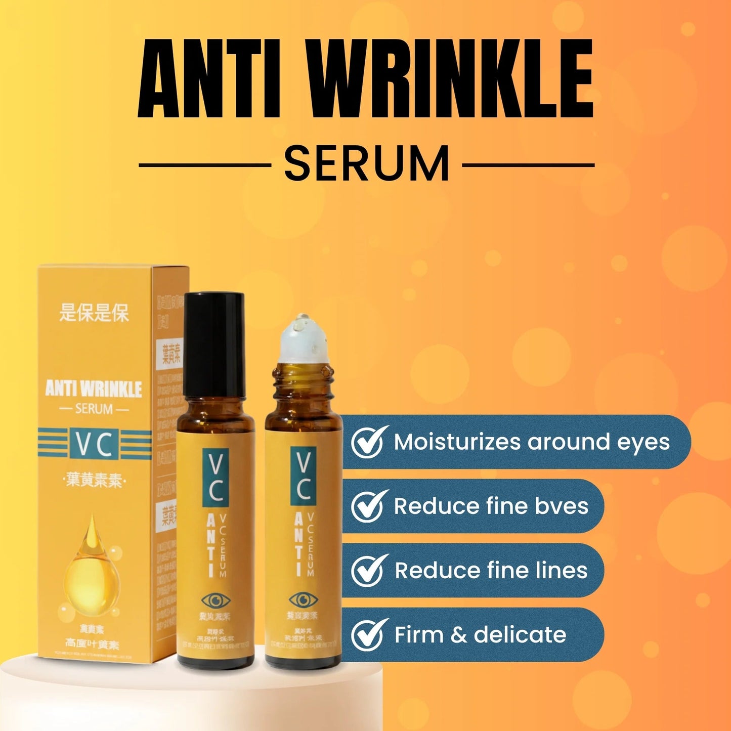 VC Anti-Wrinkle Eye Serum – Brightening & Firming Formula
